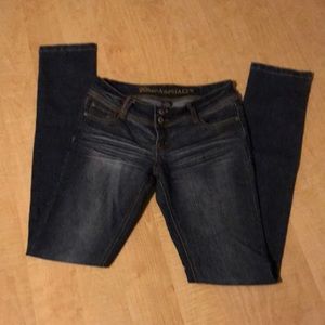 Blue Asphalt Skinny Jeans size 7 long